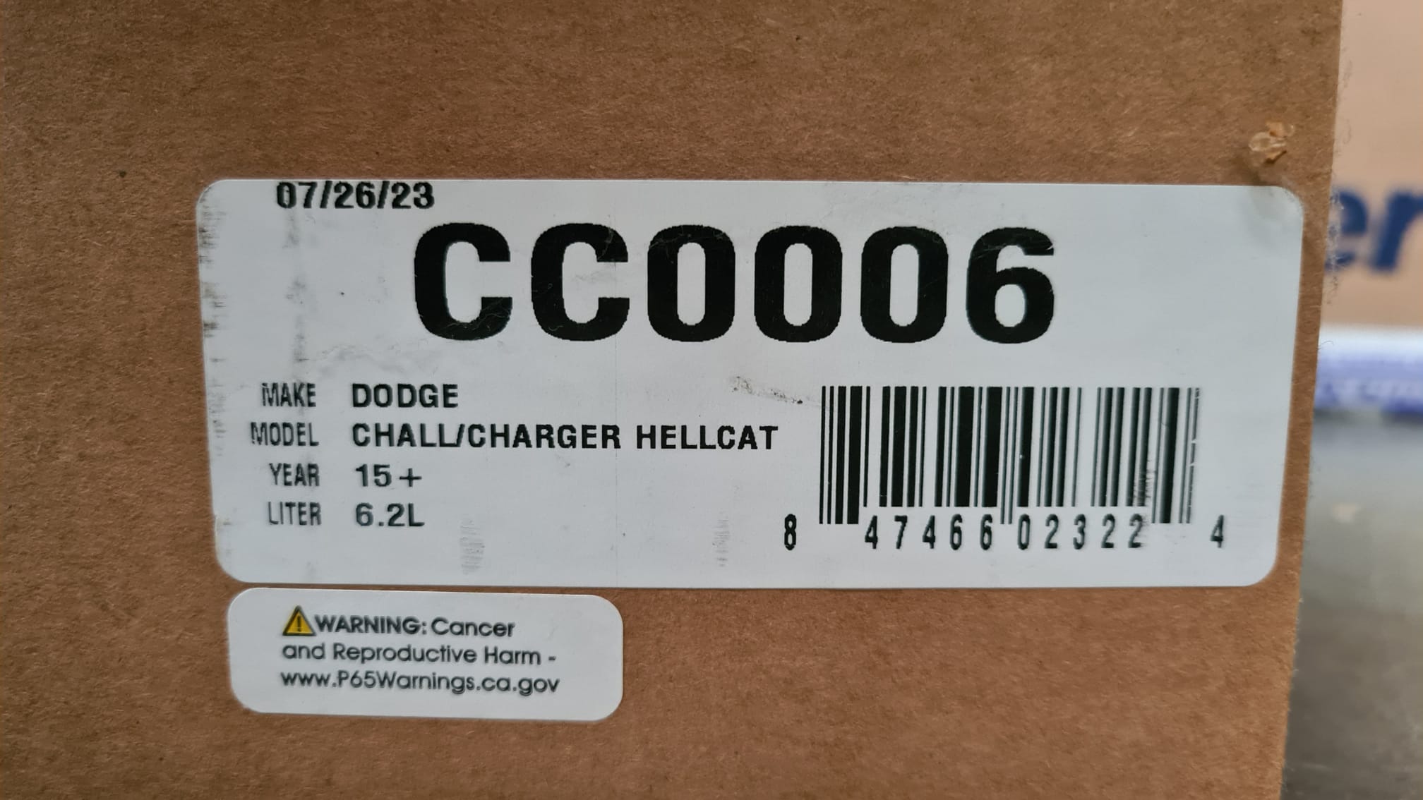 Catch Can Corsa Performance Dodge Mopar Hellcat