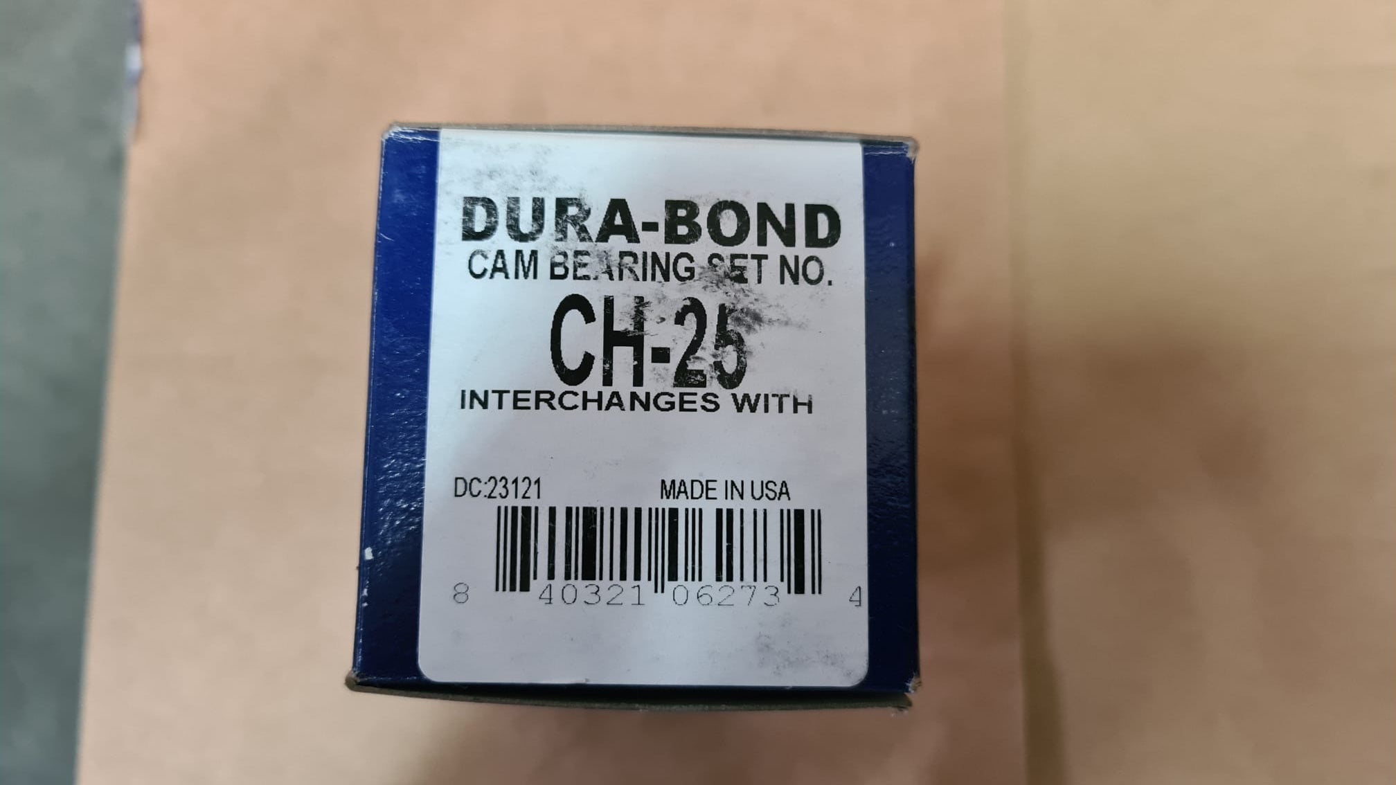 Dura-Bond CH23/25 Cam Bearing Set