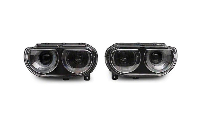 Raxiom Halo LED headlights Dodge Challenger 08-14