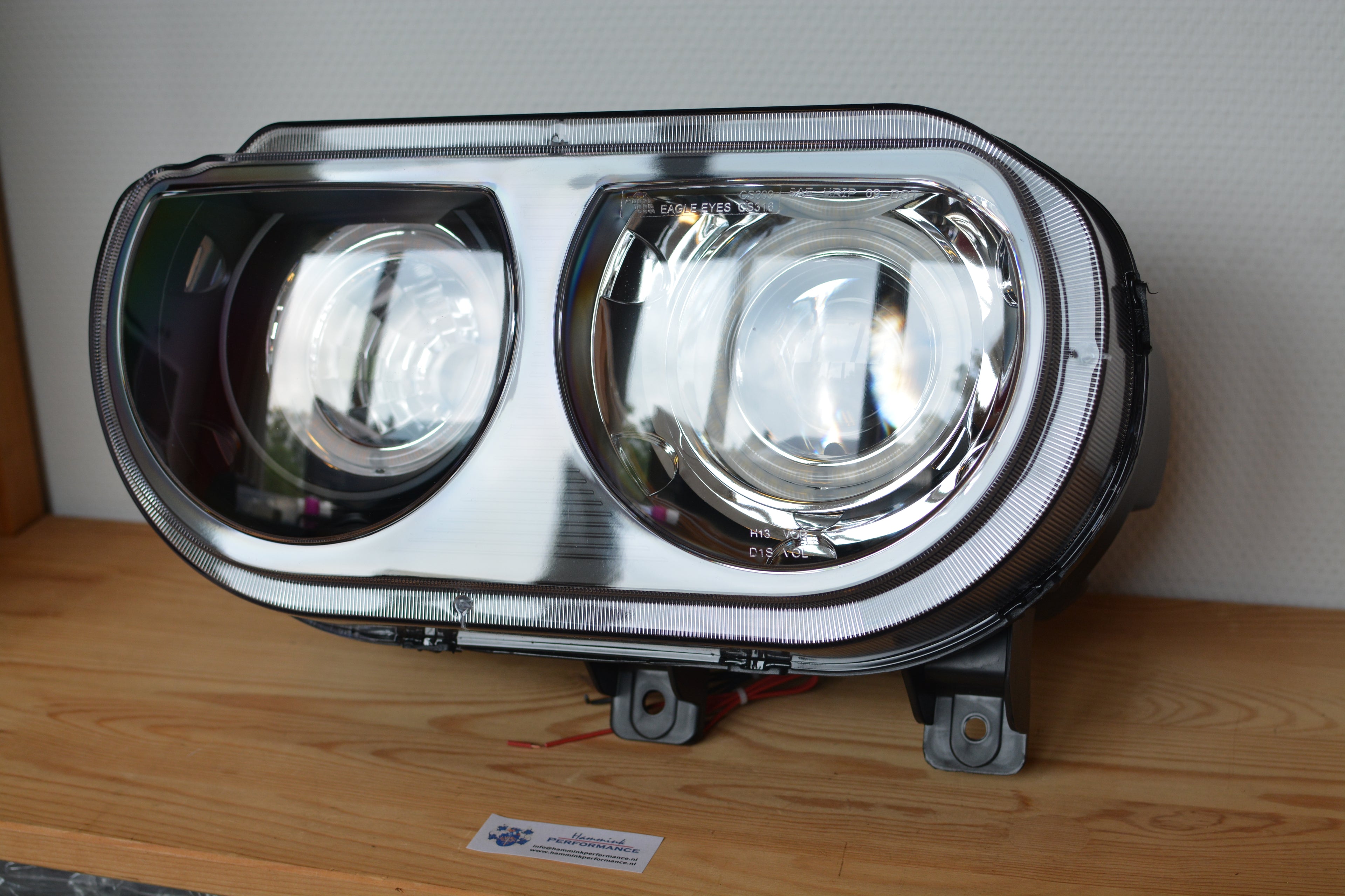 Raxiom Halo LED headlights Dodge Challenger 08-14