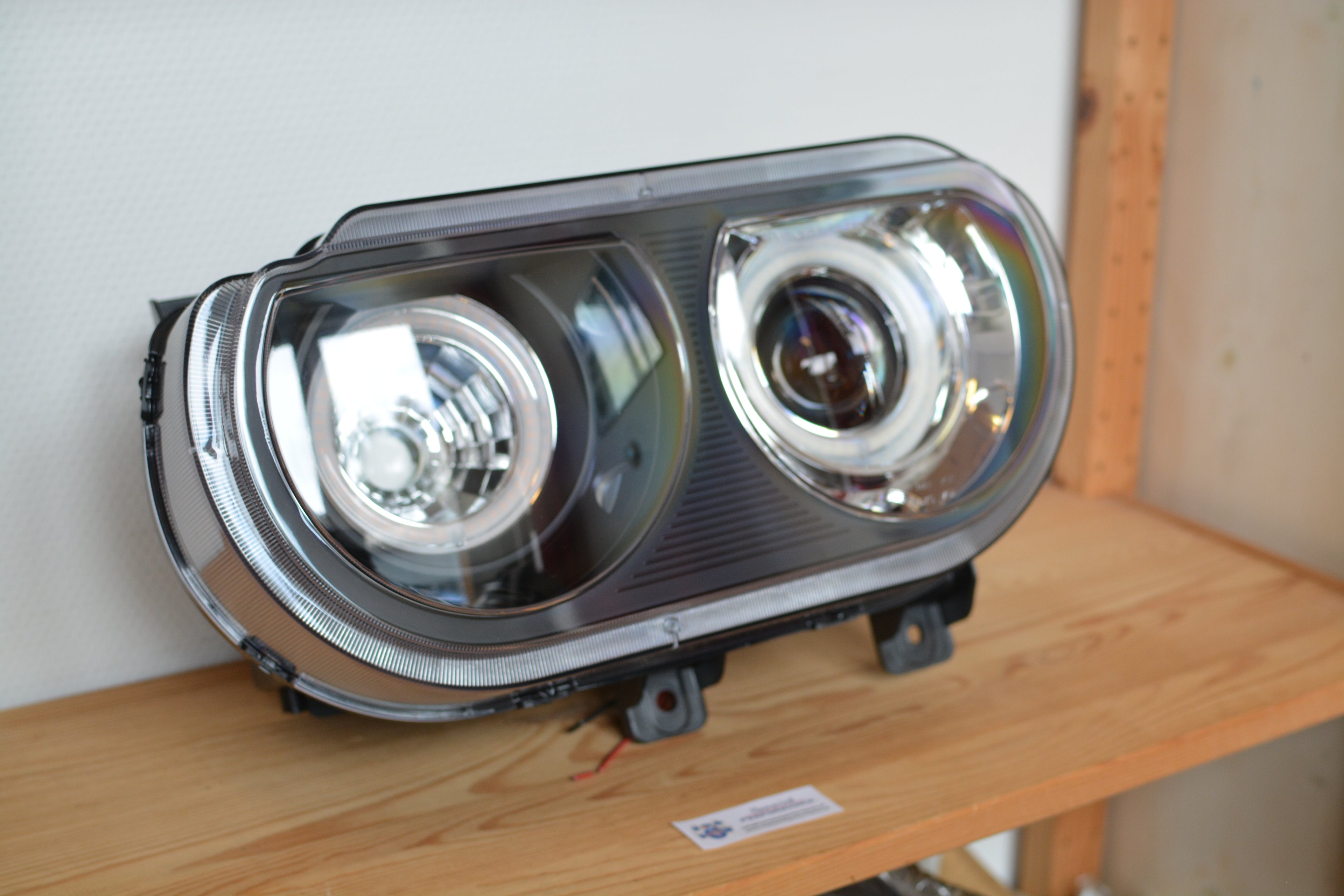 Raxiom Halo LED headlights Dodge Challenger 08-14