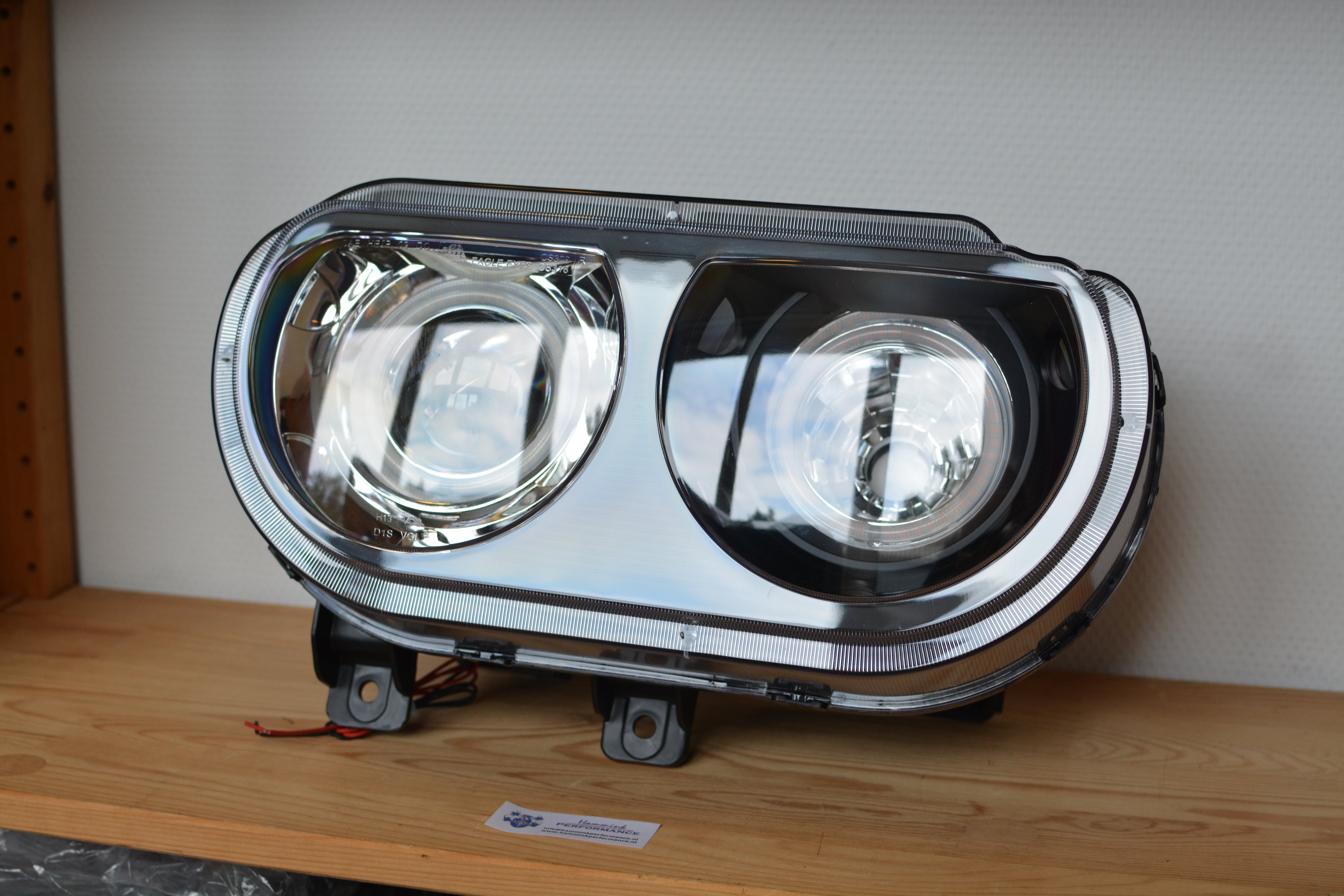 Raxiom Halo LED headlights Dodge Challenger 08-14