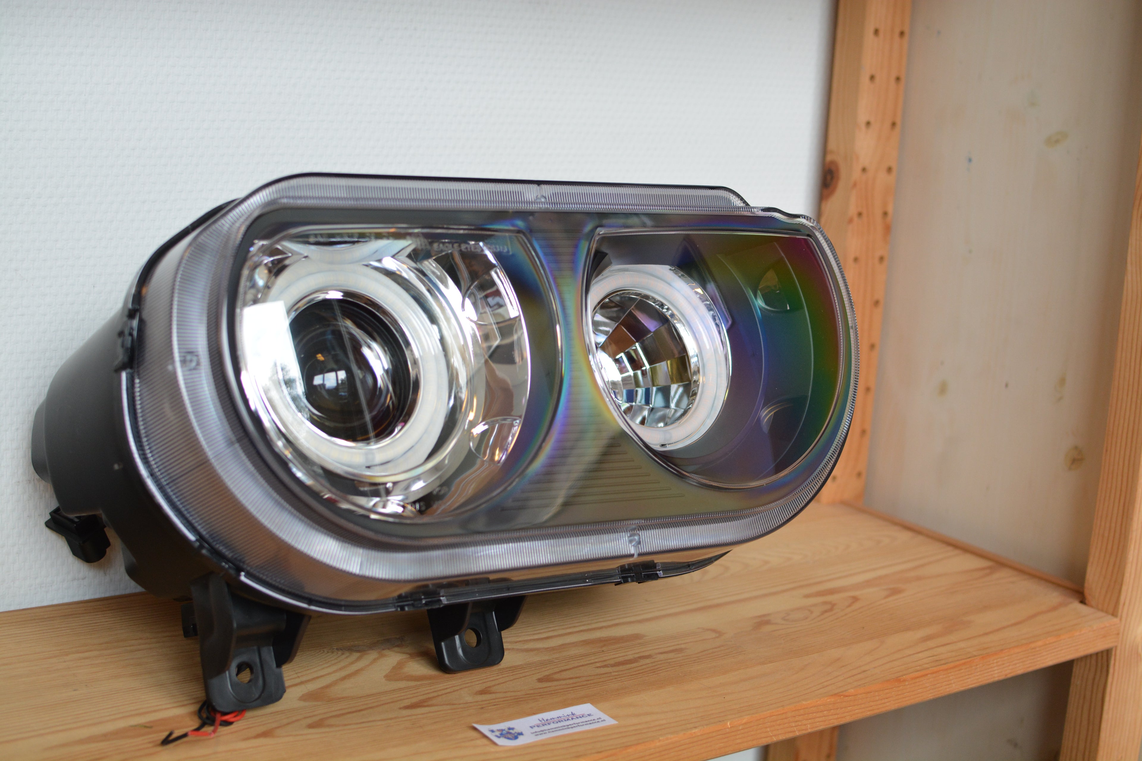 Raxiom Halo LED headlights Dodge Challenger 08-14