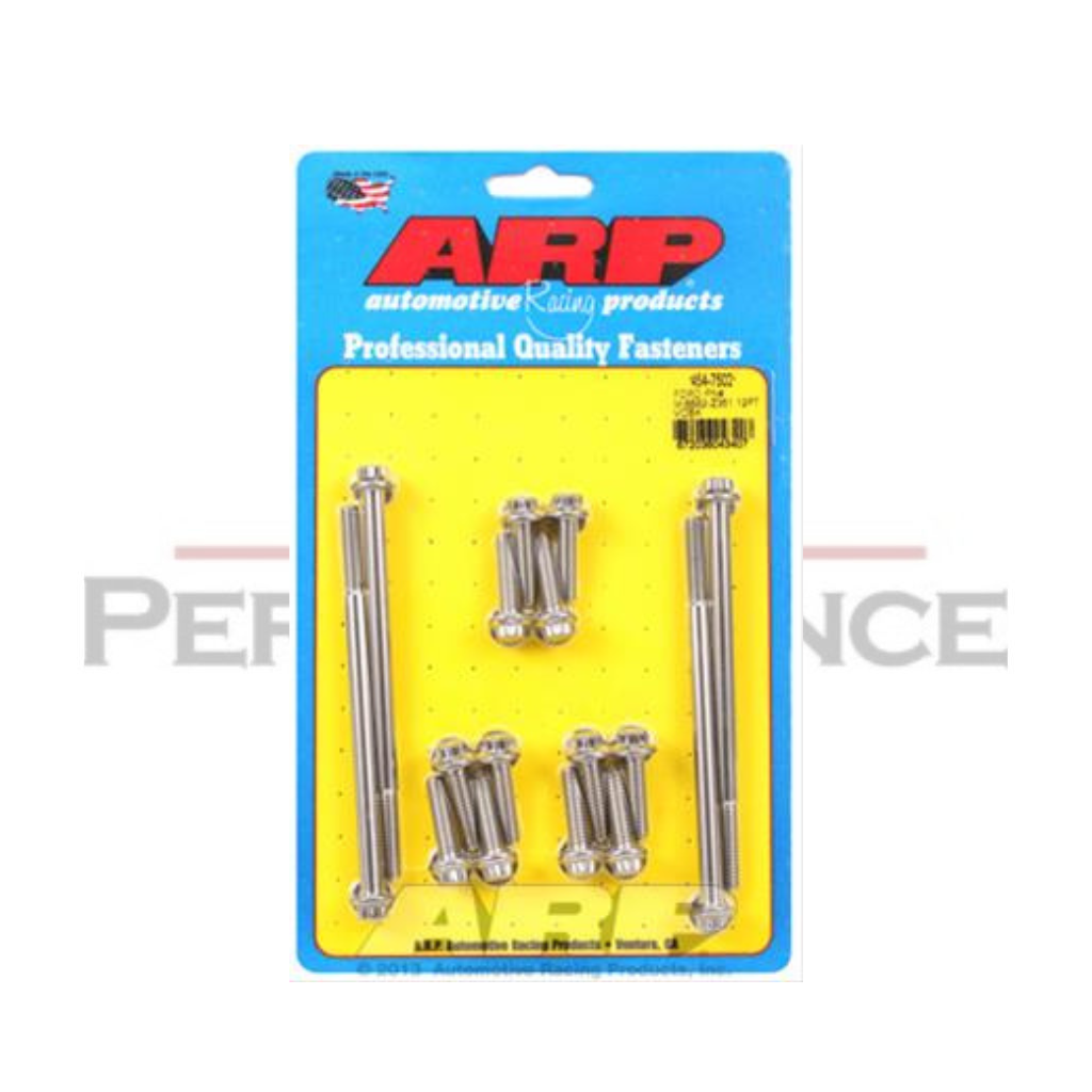ARP 454‑7502 Ford kleppendeksel bouten set SS 12pt