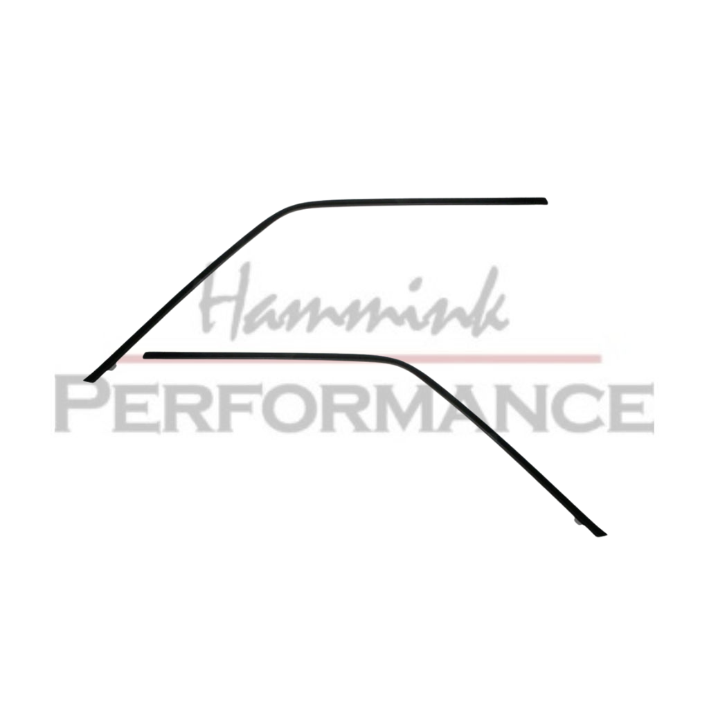 Ford Mustang 1987–1993 Foxbody drip rail afwerkingslijsten set E7ZZ-6151726 / E7ZZ-6151727