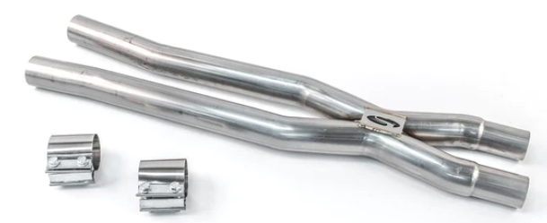 STEEDA S550 MUSTANG GT RESONATOR DELETE X-PIPE FOR 5.0L COYOTE (2015+)