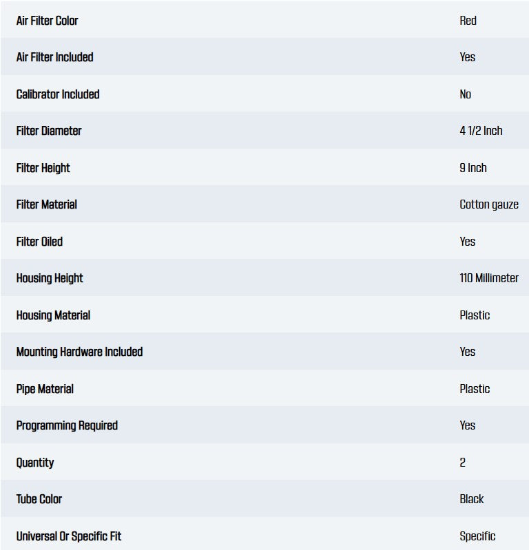 JLT Cold Air Intake voor Ford Mustang 2005-2009 GT