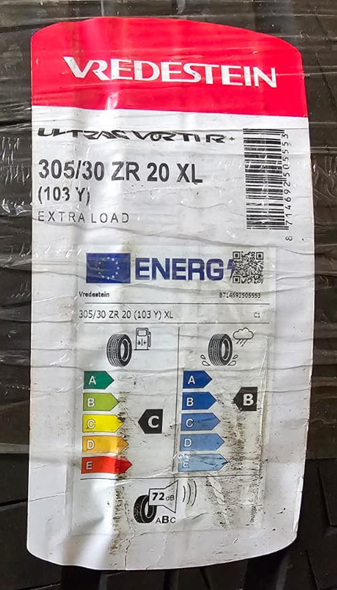 Vredestein Ultrac Vorti R+ 305/30 R20 103Y DOT 2021 SET