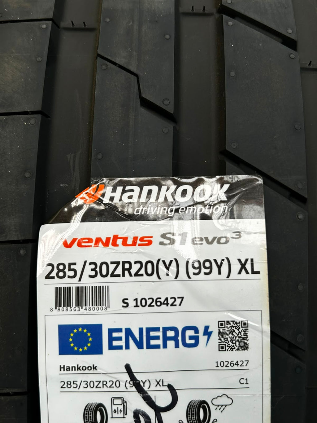 Hankook Ventus S1 Evo3 K127 285/30 ZR20 99Y XL