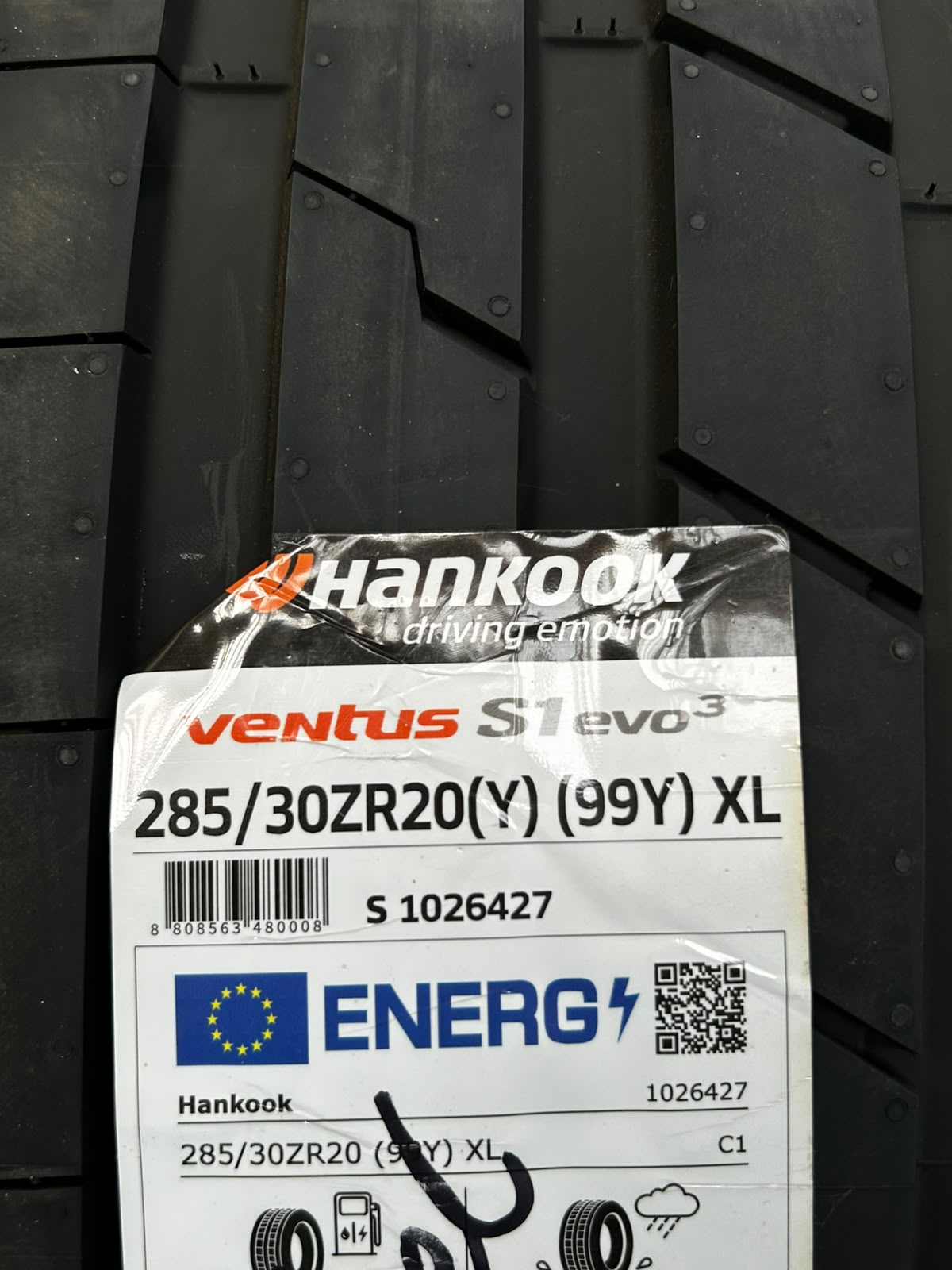 Hankook Ventus S1 Evo3 K127 285/30 ZR20 99Y XL