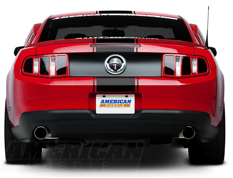 Super Snake Style Stripes Gloss Black 05-2014 Mustang