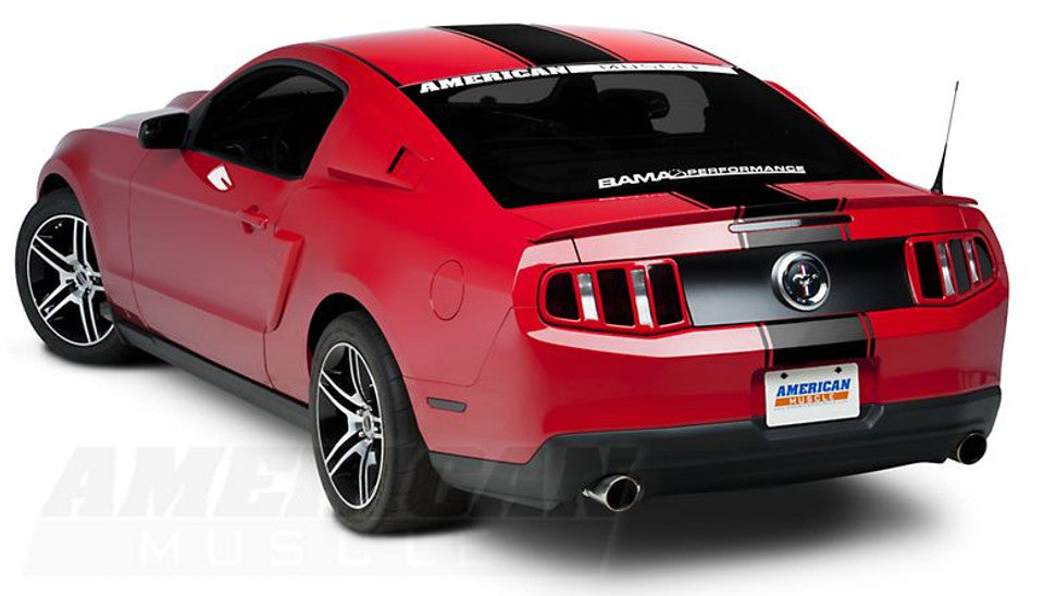 Super Snake Style Stripes Gloss Black 05-2014 Mustang