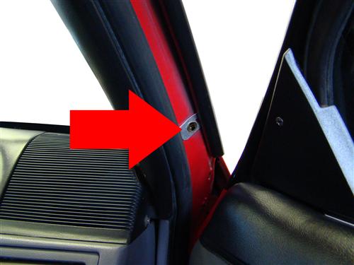 Ford Mustang Foxbody 1979–1993 dakrail schroeven