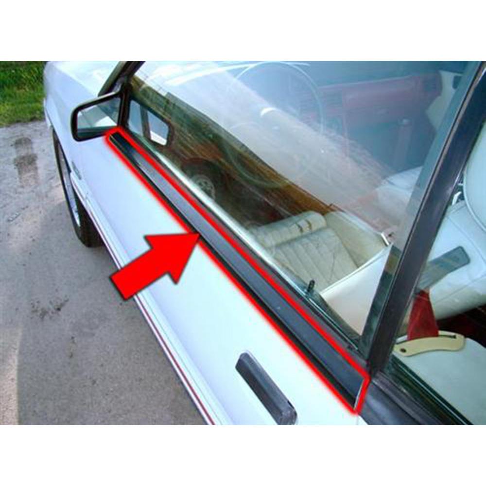 Ford Mustang Foxbody 1987–1993 deur sierlijst set LRS‑20935PR